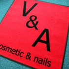 alfombra_personalizada_logotipo_vegasmat_V&A_cosmetic_&_nails_2
